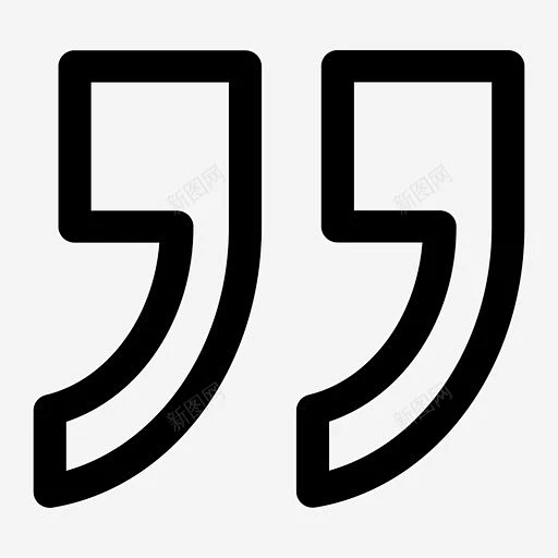 引号双引号右引号图标 平面电商 创意素材-花瓣网