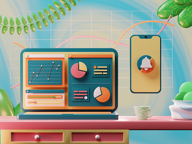 3D 3D illustration b...