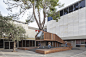 The Youth Wing for Art Education Entrance Courtyard  / Ifat Finkelman + Deborah Warschawski  - Facade