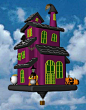 Haunted House hot air balloon. Awesome!: 