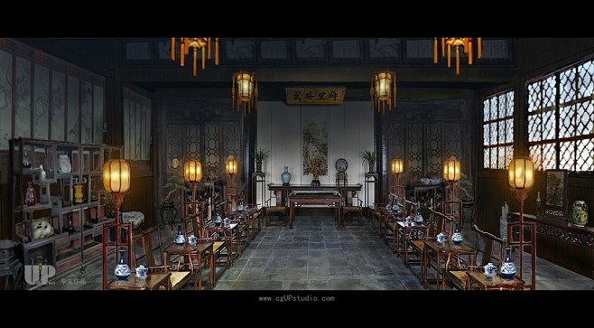 郑成龙-UP studio-影视概念设计-CG场景设计-影视美术-原画-学生作品-年代戏现代戏古装戏内外景
