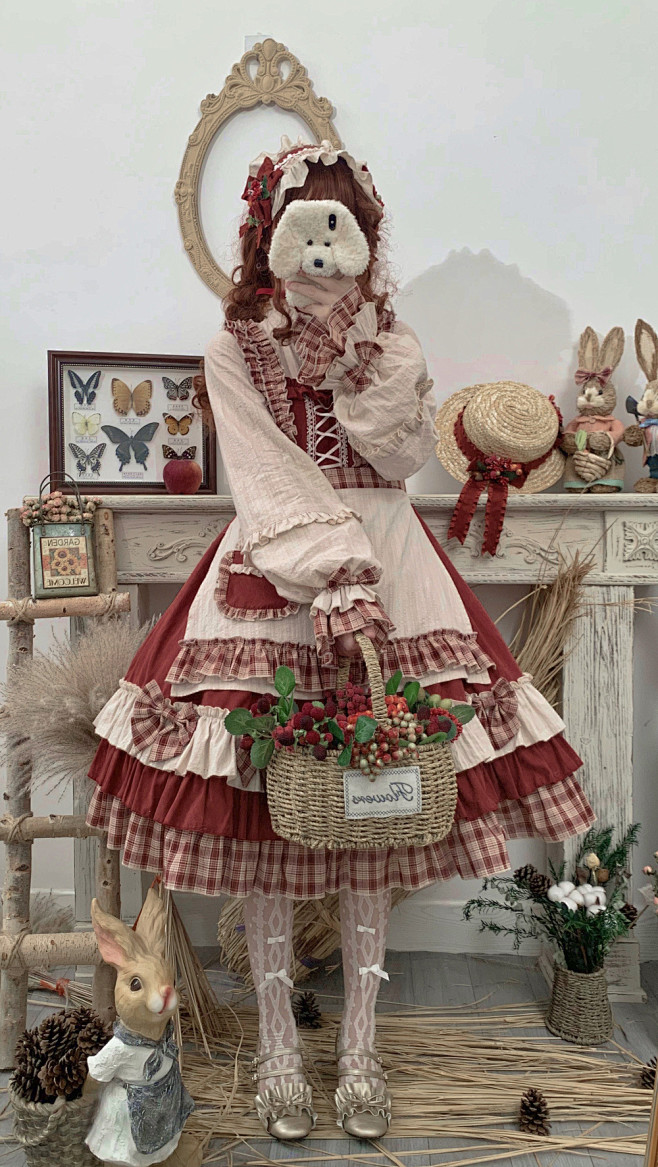 lolita裙原创外套斗篷新年洛丽塔冬季...