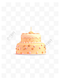 3D美食生日蛋糕模型卡通 (19)