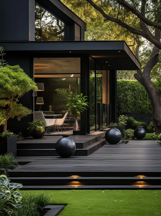 庭院设计|将极简主义融入生活✅