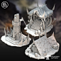 OPR game terrain 3d sculpts 