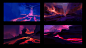 Wind - Mignos Thumbnails, Tomas Muir : Thumbnail exploration for my worldbuilding project. Establishing a mood that I can work with.