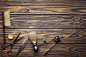 复古理发店高清图片 Barber shop wooden backgrounds