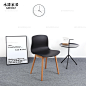 黑尔餐椅北欧丹麦家居休闲实木椅现代简约个性创意设计师椅子-淘宝网