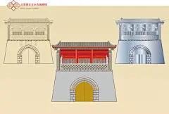 北京密云北水古镇阁楼手绘