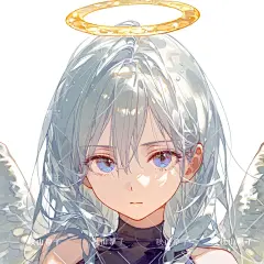 原创人物头像｜银发天使 纯洁和爱的象征 - 小红书