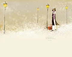 Mizzi 花季少女插画(韩国风格女孩插画)(壁纸19)