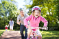 learning to ride a bike