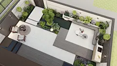 现代简约别墅庭院 别墅庭院花园