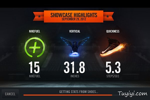 Nike+ app Basketball...