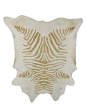 Textiles / Stenciled Zebra Hair on Hide Rugs #WilliamsSonoma