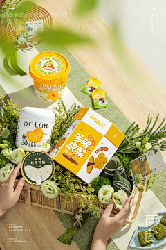 西兰花_开采集到【食品饮品产品摆放】