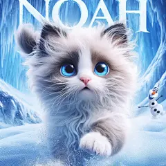 Disney在逃小猫❄️AI专属小猫的迪士尼海报