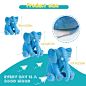Amazon.com: NXNYNZ Elephant Stuffed Animal Plush,23.6in Cute Giant Soft Blue Hugging Elephant Plushies Pillow Toys Doll Kawaii Birthday Gift for for Adults Kids Boys Girls : Toys & Games
