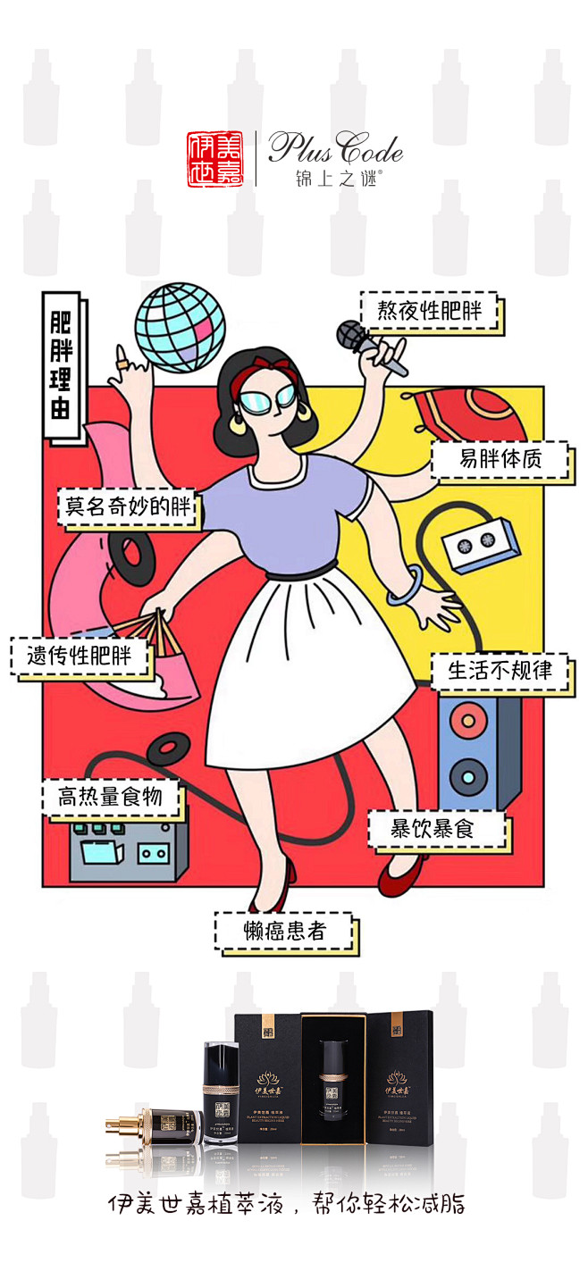 减肥产品海报