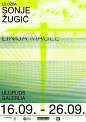 “Linija Magle Exhibition”, 2020, by Ognjen Gligorijevic - typo/graphic posters : Poster for 