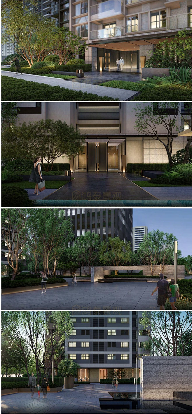 2022超新现代大区景观文本折线小区文本上海高端住宅景观方案文本-花瓣网