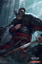 Puttkamer , Grafit Studio : It's very important for a good soldier to peel potatoes properly. Another illustration for the brilliant GWENT card game by CD Projekt Red. <br/><a class="text-meta meta-link" rel="nofollow" href=&q