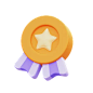 Badge 3D Icon