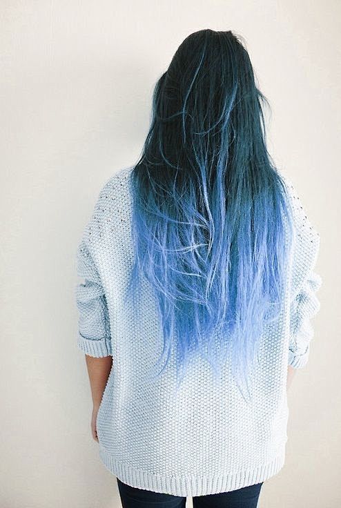 发色 蓝