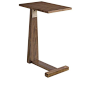 Caracole Modern Craftsman Natural Walnut Accent Tables