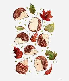 卡通刺猬高清素材 手绘 设计图片 免费下载 页面网页 平面电商 创意素材 png素材