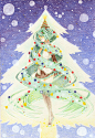 miku  Merry Christmas~（可放大）  #初音# #二次元#