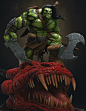 Skaar son of Hulk  (Fan-Art), Miguel Hernandez Urbina : Hello everyboy!! I want to introduce to you the lasted sculpt that I mader for a personal Fan Art comision, the full piece was sculpt totally in Zbrush inspired from Marvel comics.

the art direction