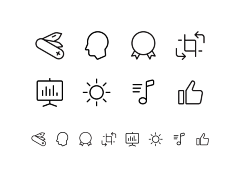 Maxxxiao®采集到line icon/线型图标