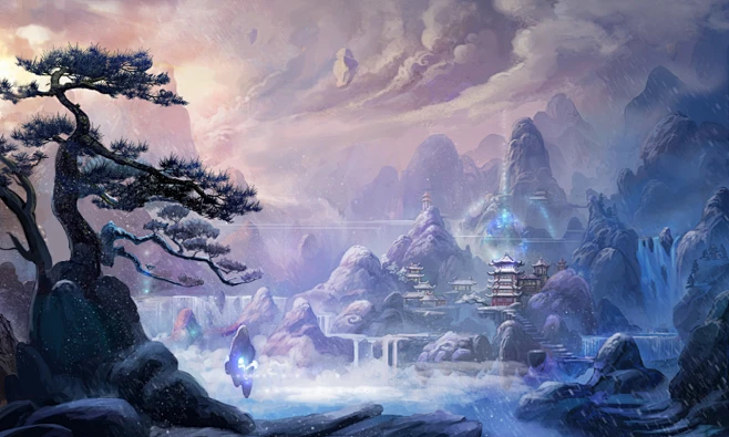 仙侠武侠背景 (589)-花瓣网
