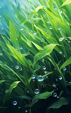 唯美手机壁纸素材图AI图元素