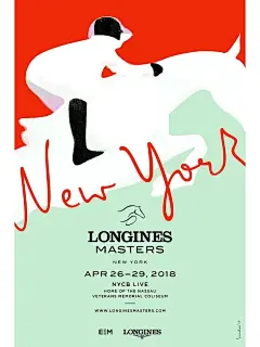 2017/18年浪琴马术大师赛海报 - 小红书