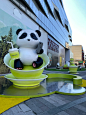 坐标：成都仁恒置地 打工熊猫在线每天营业 #户外美陈布置 #美陈 - 小红书