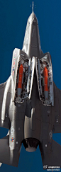 兵器知识杂志：【装备“零”距离】F-35弹舱挂载AIM-120和JDAM。F-35在每侧进气道下利用S管道的自然弯曲及外置起落架后的机体两侧下方设置弹舱。弹舱在机身进气道下和起落架内侧，舱门也只能开在机体正下方