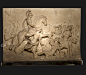 墙面浮雕神话人物，战马将军战争战场士兵奴隶，古罗马希腊雅典宗教神话人物人体模型 - 雕塑3d模型 3dsnail模型网