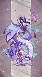 #LOL绽灵节#【卷轴手机壁纸】整点壁纸给大家当手机屏保！晚安！#英雄联盟灵魂莲华皮肤# ​​​​