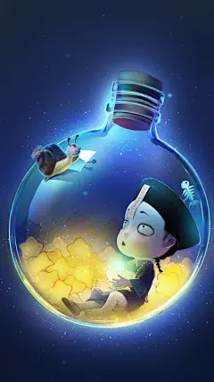 僵小鱼的晚安壁纸
