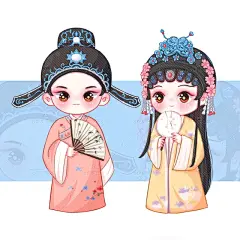 Q版人物戏曲 - 小红书搜索