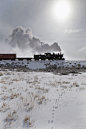 Train & Winter Sunrise