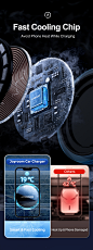15.94US $ 65% de DESCUENTO|Joyroom soporte magnético de teléfono para coche, cargador inalámbrico para iPhone 13, 12 Pro Max, carga rápida, luz azul| |   - AliExpress : ¡Compra fácil, vive mejor!  Aliexpress.com