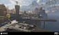 Apex Legends - King's Canyon (Buildings), Kristen C. (Wong) Altamirano : In our Multiplayer map King's Canyon, there were lots of industrial-style buildings throughout the level to go into and loot.  The shells of the structures were modeled in 3D by me, 