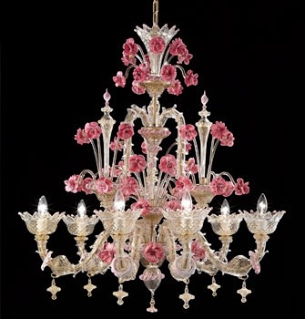  Murano PINK glass f...