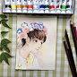 ╭(●｀∀´●)╯╰(●’◡’●)╮ 2PM！-Haze  茜茜__涂鸦王国插画