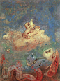 奥迪伦·雷东绘画作品│法国19世纪末象征主义画派。 - │Icê Blüe│ - ∑xtent°∧rt，