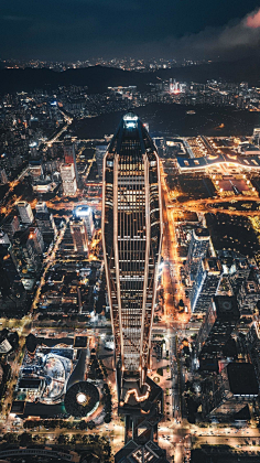 城市,街道,建筑,夜景-花瓣网|陪你做生活的设计师 | 科技背景