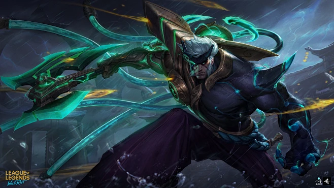 League of Legends：Wild Rift -Supreme Cell Darius Splash Art-花瓣网